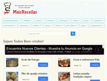 Tablet Screenshot of maisreceitas.com.br